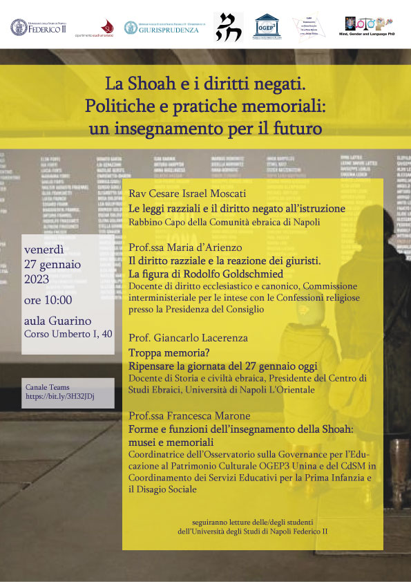 Immagine copertina dell'articolo La Shoah e i diritti negati. Politiche e pratiche memoriali: un insegnamento per il futuro