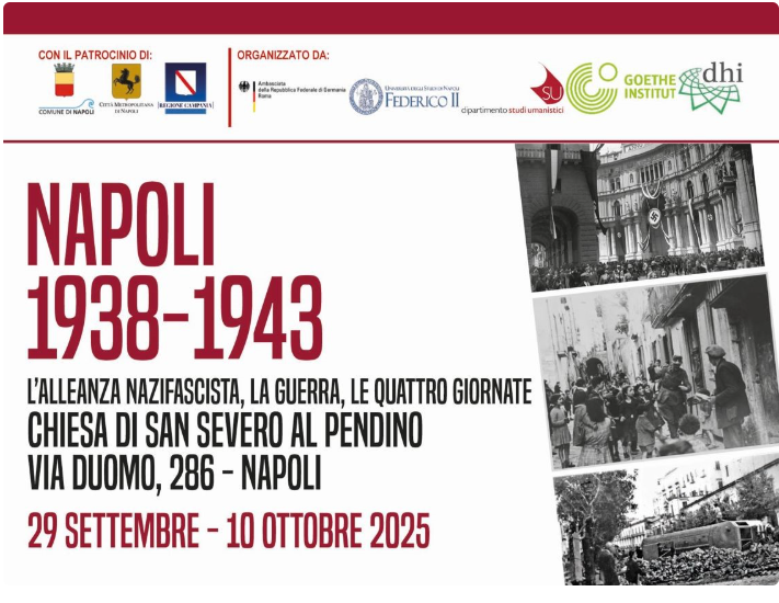 Immagine copertina dell'articolo Mostra storico-documentaria: “Napoli 1938-1943. L’alleanza nazifascista, la guerra, le Quattro Giornate”