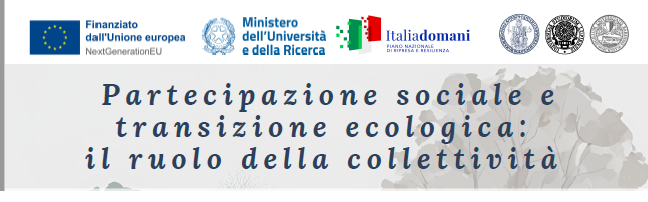 Immagine copertina dell'articolo Convegno “Partecipazione sociale e transizione ecologica: il ruolo della collettività”